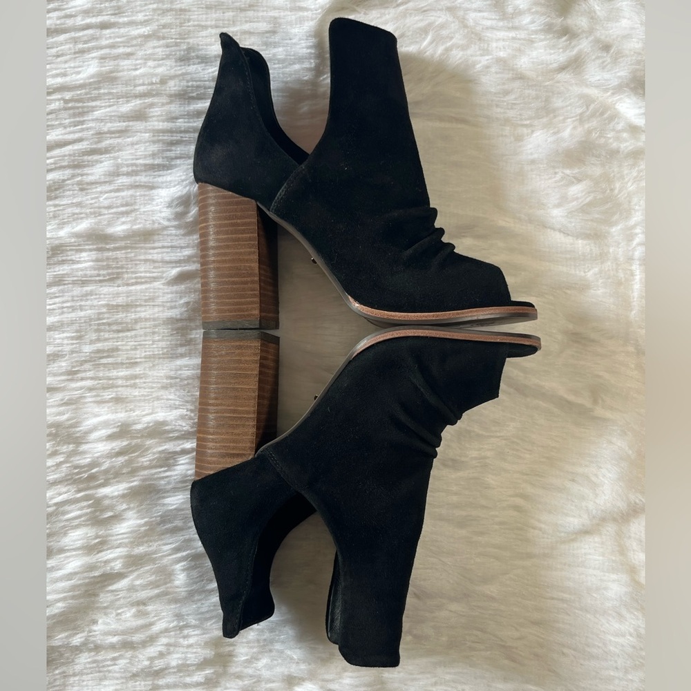 42 Gold Loyalty Open Toe Bootie